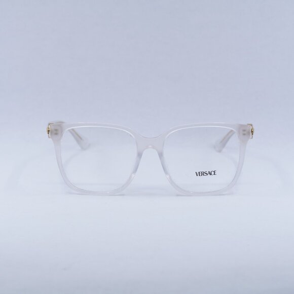 🕶️ New Versace VE3332D 5391 Eyeglasses - Opal Milk Frame 55mm - Picture 2 of 11